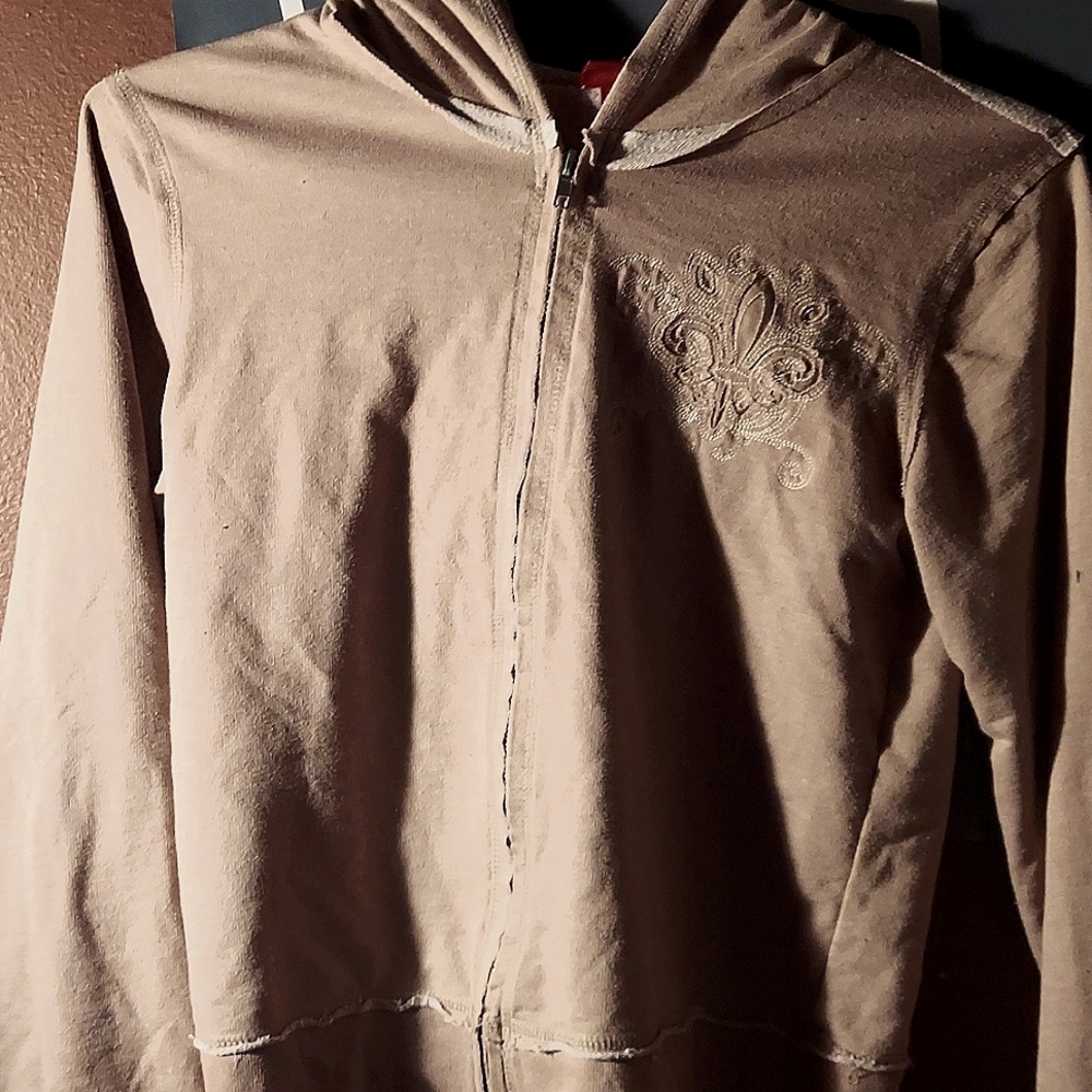 Y2k peach hoodie